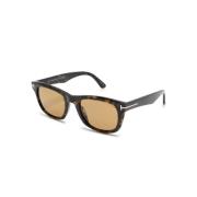 Tom Ford Ft1076 52E Solglasögon Brown, Herr