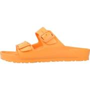 Birkenstock Sliders Orange, Herr