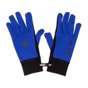 Moncler Blåa Handskar med Logopatch och Gummisula Blue, Herr