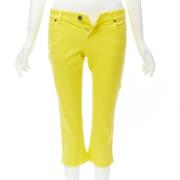 Gucci Vintage Pre-owned Bomull jeans Yellow, Dam