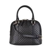Gucci Microguccissima Shoulder Bag Black, Dam