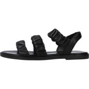 Geox Flat Sandals Black, Dam