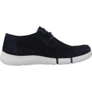 Geox Laced Shoes Blue, Herr