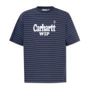 Carhartt Wip ‘Orlean Spree’ T-shirt med logotyp Blue, Herr
