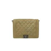 Chanel Vintage Pre-owned Mocka chanel-vskor Beige, Dam