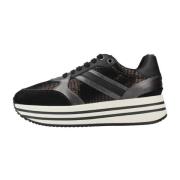 Geox Stiliga Dam Sneakers Black, Dam