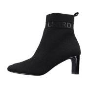 La Strada Heeled Boots Black, Dam