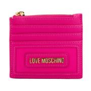 Love Moschino Nylon+PU Plånbok Korthållare Stilfull Organisatör Pink, ...