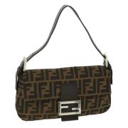 Fendi Vintage Pre-owned Canvas fendi-vskor Brown, Dam