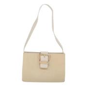 Prada Vintage Pre-owned Tyg prada-vskor Beige, Dam