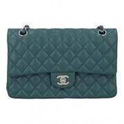 Chanel Vintage Pre-owned Läder chanel-vskor Green, Dam