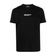 Dsquared2 T-shirt med tryckt logotyp Black, Herr