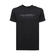 Karl Lagerfeld Svart 3D Address T-Shirt Black, Herr