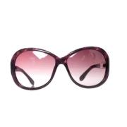 Tom Ford Pre-owned Förägda plast sunglar Purple, Dam