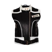 Balmain Pre-owned Förägt läderutkläder Black, Dam