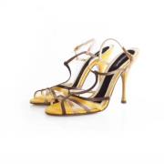 Dolce & Gabbana Pre-owned Pre-owned Läder sandaler Brown, Dam