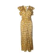 Isabel Marant Pre-owned Pre-owned Viskos klnningar Yellow, Dam