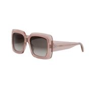 Celine Rosa solglasögon med bruna gradientlinser Pink, Dam