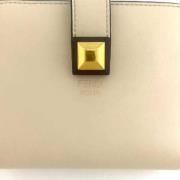 Fendi Vintage Pre-owned Läder plnbcker Beige, Unisex