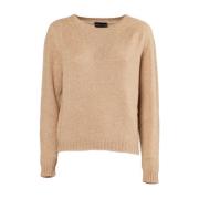 Roberto Collina Stilfull Dam Sweatshirt Brown, Dam