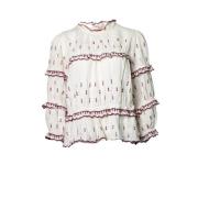 Isabel Marant Pre-owned Pre-owned Tyg toppar White, Dam