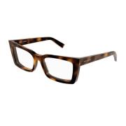 Saint Laurent Stiliga glasögonbågar Brown, Dam