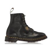 Dr. Martens Svarta Läder Snörstövlar Black, Herr