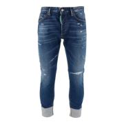 Dsquared2 Stiliga Slim-Fit Denim Jeans Blue, Herr