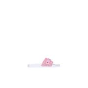 Moschino Flip Flops Sliders Pink, Dam