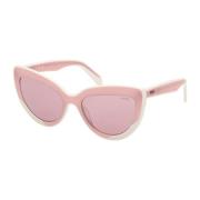 Emilio Pucci Elegant Rosa Cat-Eye Solglasögon Pink, Dam