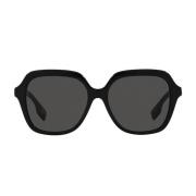 Burberry Fyrkantiga solglasögon Joni Be4389 300187 Black, Unisex