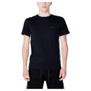 Moschino Enfärgad T-shirt för män Black, Herr