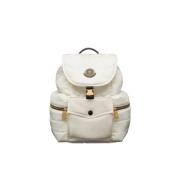 Moncler Vit Nylon Vattentät Väska med Justerbara Remmar White, Unisex