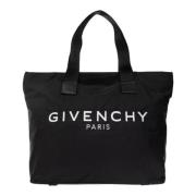 Givenchy Svart Monogram Väskor med Logotyptryck Black, Dam