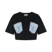 Moschino Stilren T-shirt Black, Dam