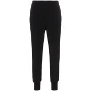 Stella McCartney Bekväma svarta track pants Black, Dam