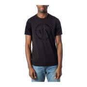 Armani Exchange Bomull Herr T-shirt Black, Herr