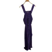 Yves Saint Laurent Vintage Pre-owned Silke klnningar Purple, Dam