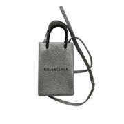 Balenciaga Vintage Pre-owned Laeder balenciaga-vskor Gray, Dam