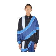 Ahluwalia Modern Mans Kike Track Sweatshirt Blue, Herr