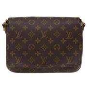 Louis Vuitton Vintage Pre-owned Canvas louis-vuitton-vskor Brown, Dam