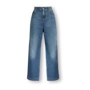 Alexander McQueen Jeans med hög midja Blue, Dam