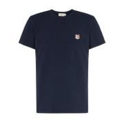 Maison Kitsuné T-Shirts Blue, Herr