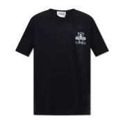 Iceberg Tryckt T-shirt Black, Herr