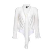 Pinko Elegant Body Top för Kvinnor White, Dam