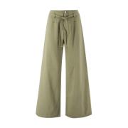 Etro Wide Trousers Green, Dam