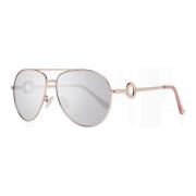 Guess Rose Gold Aviator Solglasögon Pink, Dam