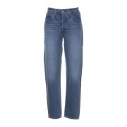 Levi's Straight Jeans för Kvinnor Blue, Dam