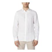 Armani Exchange Vit herrskjorta White, Herr