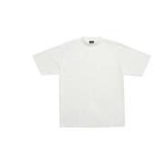 Balenciaga Broderad Logotyp Bomull T-Shirt White, Dam